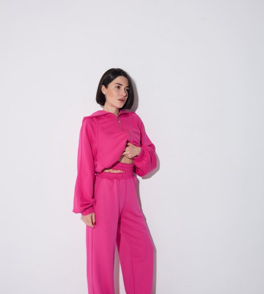 Штани Elastic Accent Pants Малина | Showroom By Nona — зображення 3 Штани Elastic Accent Pants Малина | Showroom By Nona — зображення 3